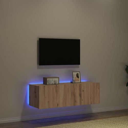 TV стенен шкаф Дъб 100 x 35 x 31 cm Инженерно дърво