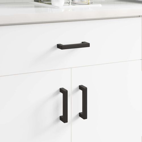 Дръжка за мебели 429 pcs Черно 110 x 12 x 36 мм Желязо