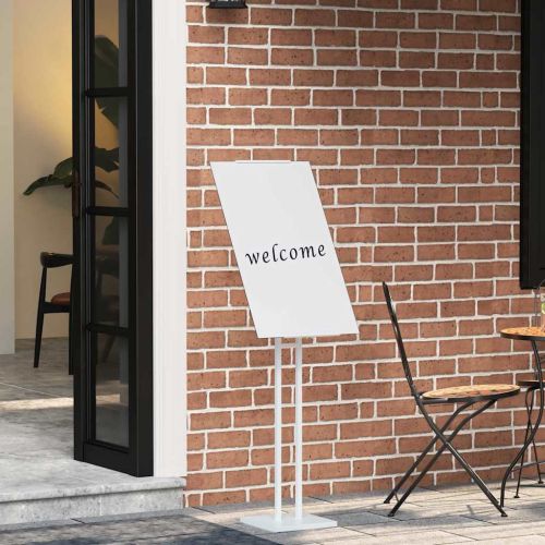 Стендове за търговски прояви 2 pcs Бяло 26,5 x 26,5 x 127 см