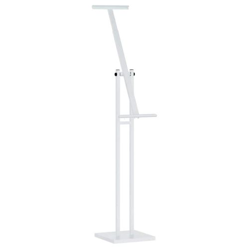 Стендове за търговски прояви 2 pcs Бяло 26,5 x 26,5 x 127 см