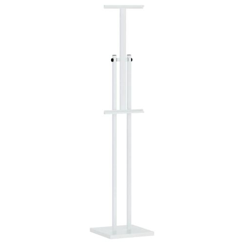 Стендове за търговски прояви 2 pcs Бяло 26,5 x 26,5 x 127 см