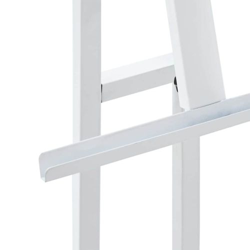 Стендове за търговски прояви 2 pcs Бяло 26,5 x 26,5 x 127 см