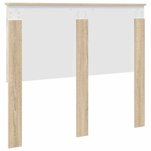 Облегалка за глава с таблото Сонома дъб 120 cm Инженерно дърво