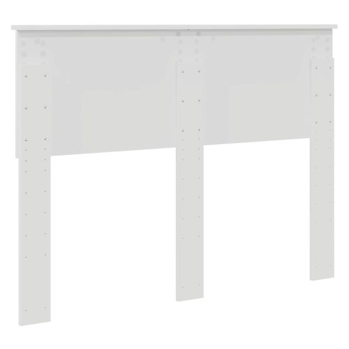 Облегалка за глава с таблото Бяло 135 cm Инженерно дърво