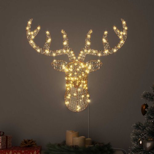 Дядо Коледа, който дърпа шейна Топло бяло PET