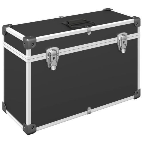 Дръжки за шкафове 12 pcs Черно 85 x 45 мм Метал