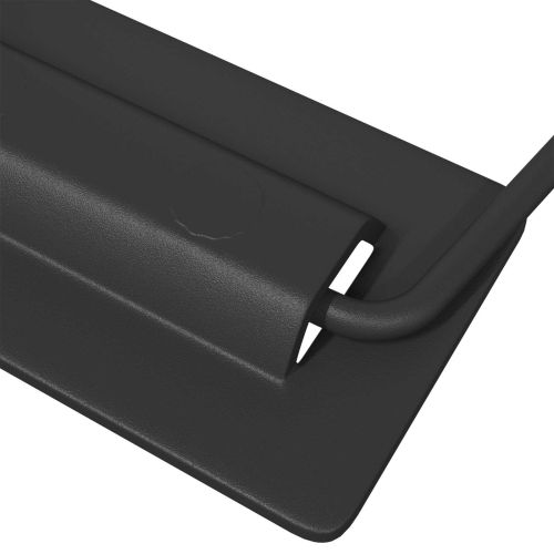 Дръжки за шкафове 12 pcs Черно 85 x 45 мм Метал