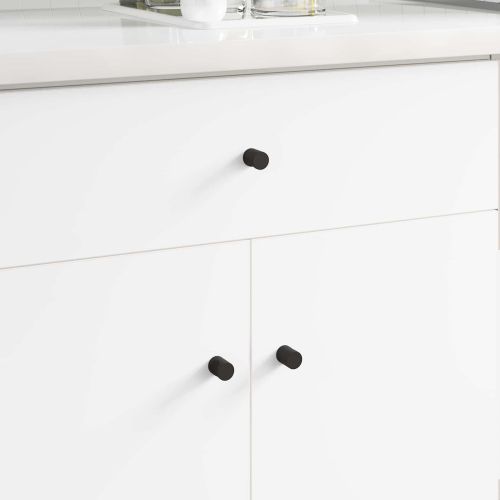 Масични дръжки 2 pcs Черно M4 x 12 мм Желязо