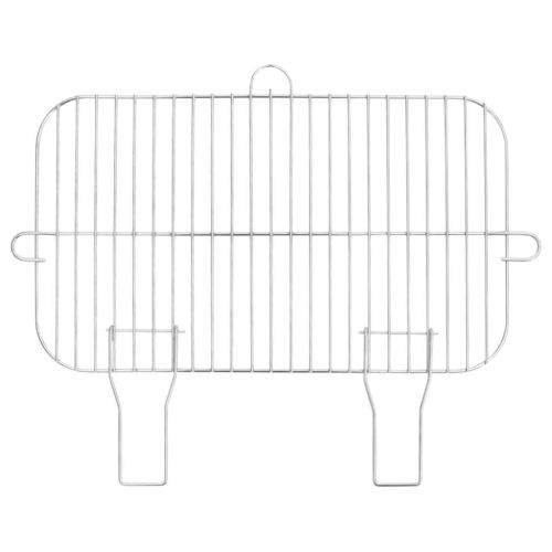 Барбекю скара на дървени въглища с колела черно стомана