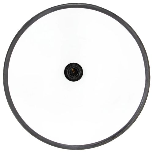 Индустриална пенделна лампа 25 W черна кръгла 40 см E27