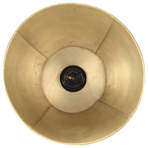 Подова лампа, месинг, E27, мангово дърво масив