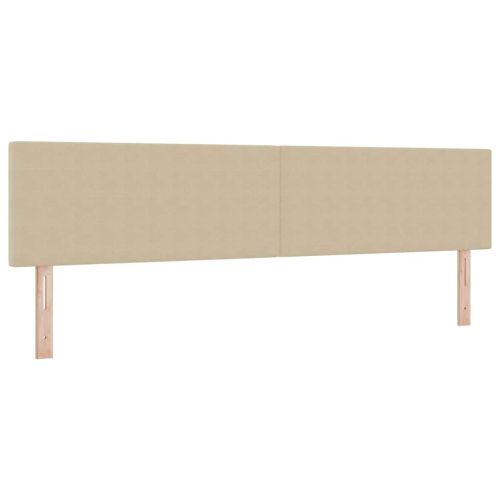 Легло с пружинирана основа Светлосив и бял 200 x 200 cm