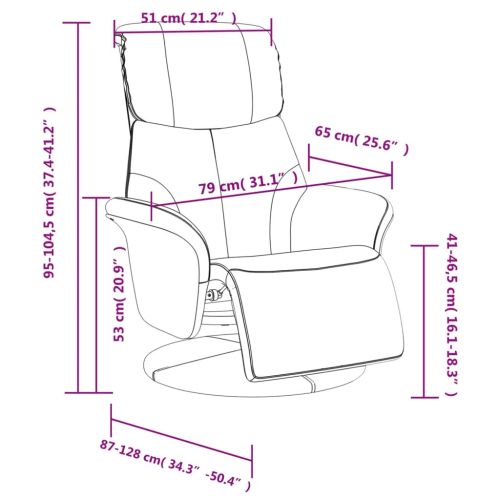 Наклоняем стол с поставка за крака, сив, изкуствена кожа