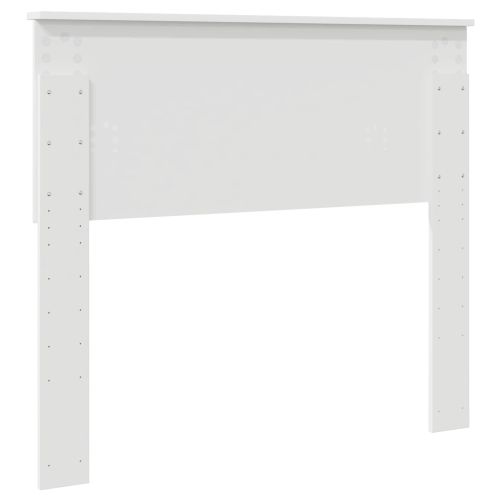 Облегалка за глава с таблото Бяло 100 cm Инженерно дърво