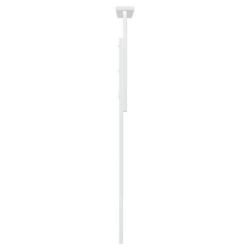 Облегалка за глава Гланц бяло 90 cm Инженерно дърво