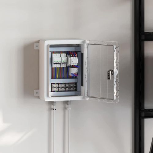 Контролен шкаф Сив 47 x 20 x 60 см ABS пластмаса