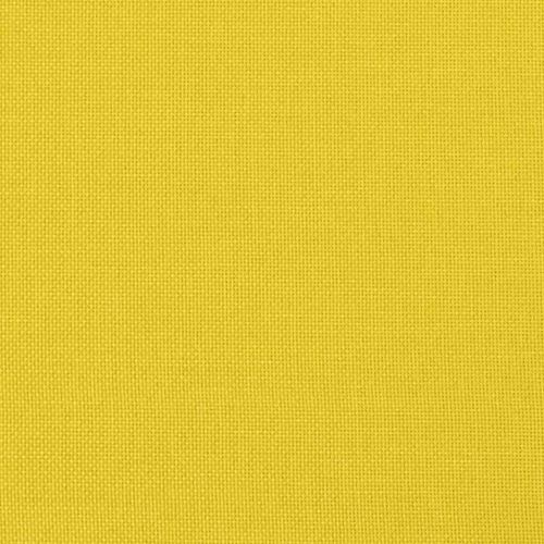 Модулен диван с табуретка, светложълт, 100x100x48 см