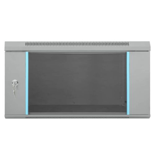 Мрежов кабинет със съхранение Сив 60 x 60 x 35 cm Стомана