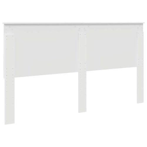 Облегалка за глава с таблото Бяло 200 cm Инженерно дърво