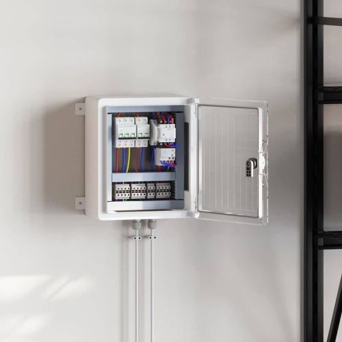 Контролен шкаф Сив 30 x 16,5 x 35 см ABS пластмаса