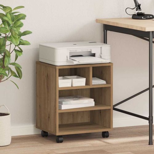 Стойка за принтер дъб артизан 41 x 32 x 48 см Инженерно дърво