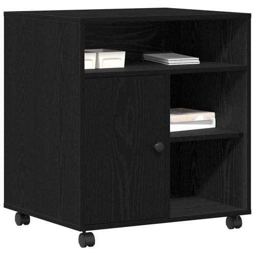 Стойка за принтер Черен дъб 60 x 50 x 67 см Инженерно дърво