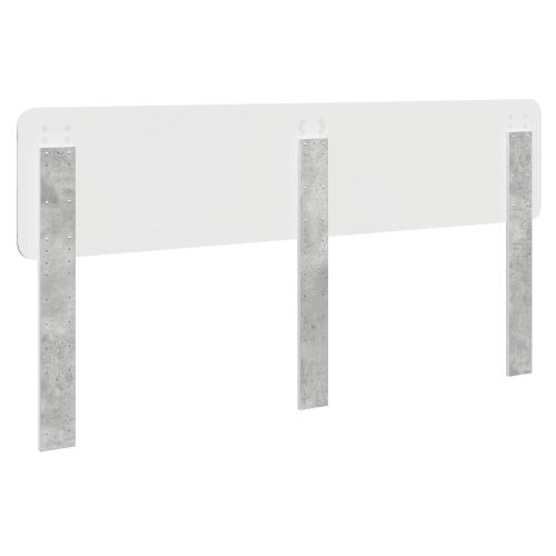 Облегалка за глава Циментено сиво 180 cm Инженерно дърво