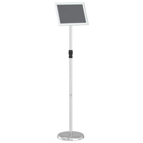 Стендове за търговски прояви Сребрист 25 x 25 x 125 см Алуминий