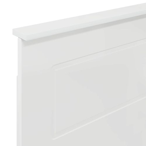 Облегалка за глава с таблото Гланц бяло 80 cm Инженерно дърво