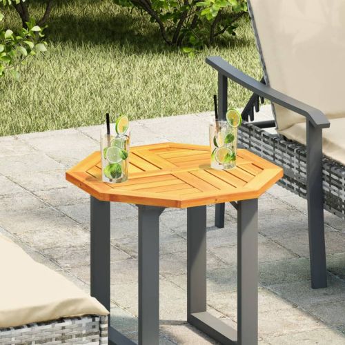 Плот за маса 50x50x2 см осмоъгълен масивна дървесина акация