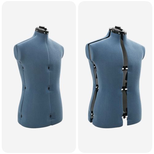 Регулируем формат за рокля женски Синьо 37.5-45.5 инча текстил