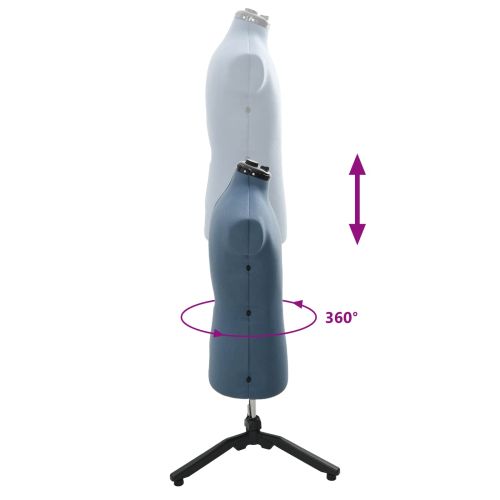 Регулируем формат за рокля женски Синьо 37.5-45.5 инча текстил