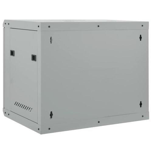 Мрежов кабинет със съхранение Сив 60 x 45 x 50 см Стомана