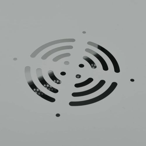 Мрежов кабинет със съхранение Сив 60 x 45 x 50 см Стомана