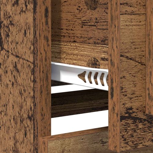 Скейдбордове с чекмедже 3 pcs Старо дърво 70 x 35,5 x 67,5 см