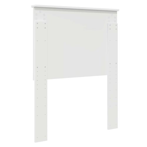 Облегалка за глава с таблото Бяло 75 cm Инженерно дърво