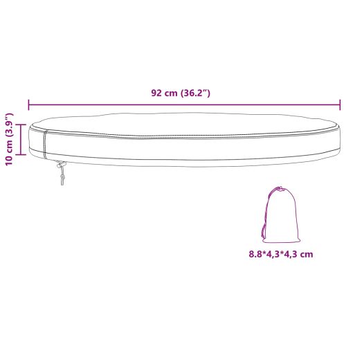 Покривало за Външна Маса 92 x 92 x 10 см 420D оксфордска тъкан