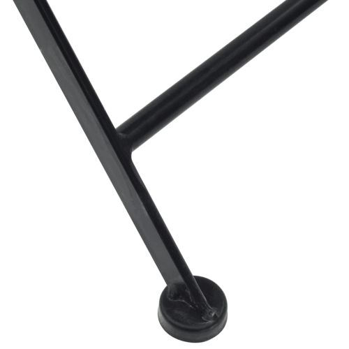 Бистро столове, сгъваеми, 2 бр, теракота, керамика