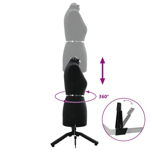 Регулируем формат за рокля женски Черно m Кадифе