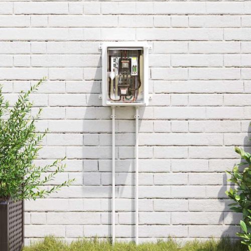 Контролен шкаф Сив 47 x 20 x 60 см ABS пластмаса