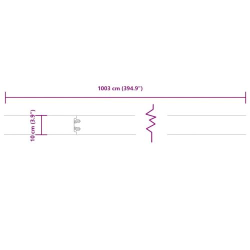 Градински кантове 10 бр 10x103 см гъвкави кортенова стомана