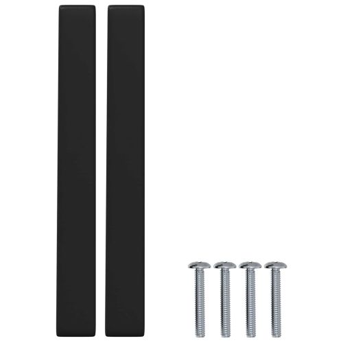 Дръжка за мебели 2 pcs Черно 110 x 12 x 36 мм Желязо
