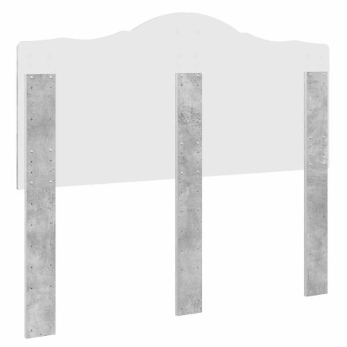 Облегалка за глава Циментено сиво 135 cm Инженерно дърво