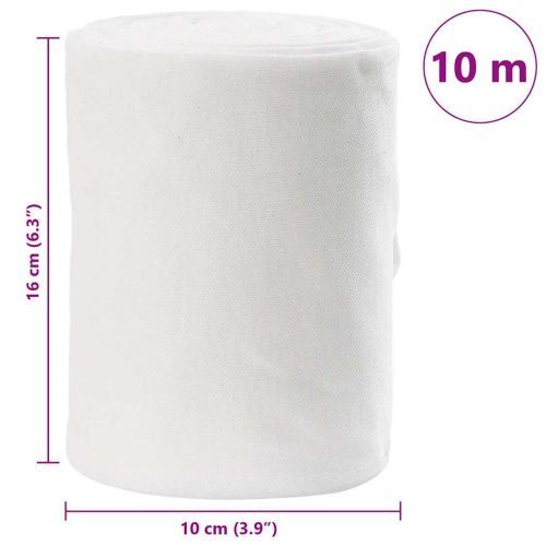 Тръба за оттичане Бяло 16 x 1000 см текстил