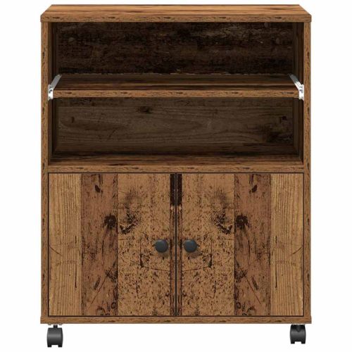 Стойка за принтер Старо дърво 60 x 48 x 74 см Инженерно дърво