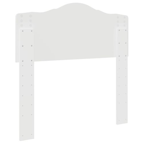 Облегалка за глава с таблото Бяло 80 cm Инженерно дърво