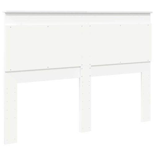 Облегалка за глава с таблото Бяло 160 cm Инженерно дърво