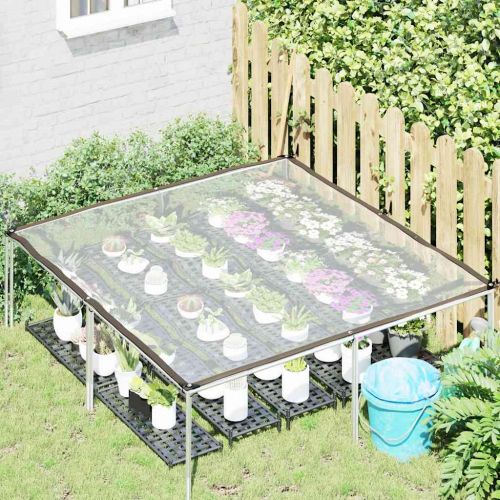 Прозрачен брезент с капси 2x2 м, полиетилен