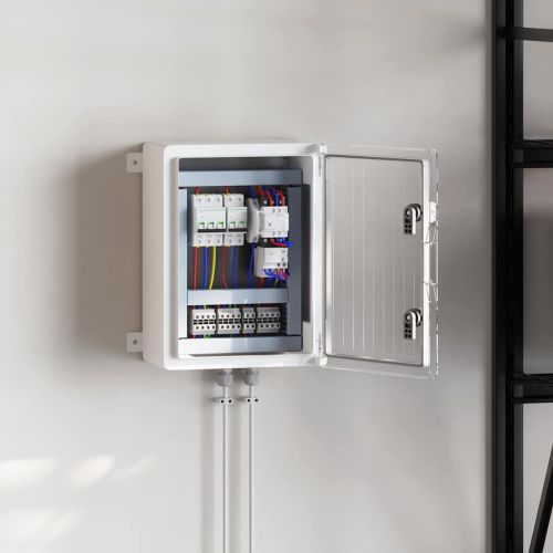 Контролен шкаф Сив 30 x 16,5 x 40 см ABS пластмаса