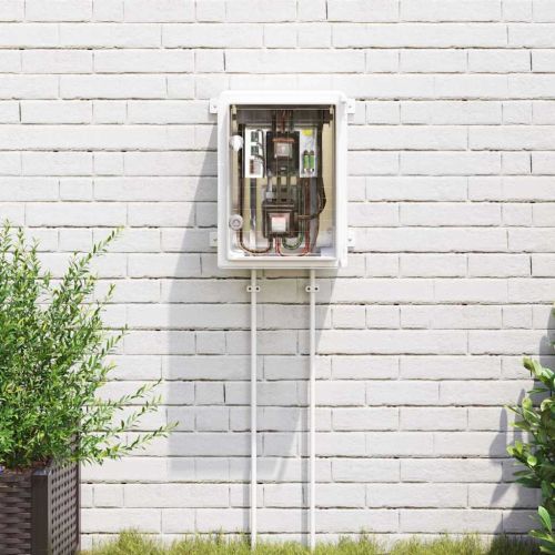 Контролен шкаф Сив 30 x 16,5 x 40 см ABS пластмаса